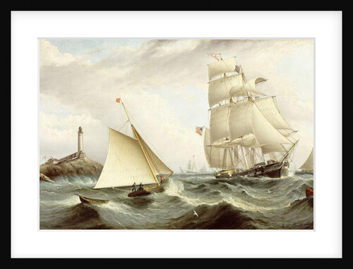 Picking up the Pilot-Isle of Shoals, New Hampshire by James E. Buttersworth