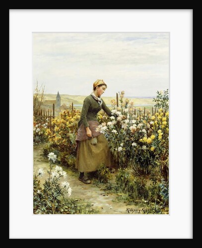The Gardener's Daughter by Daniel Ridgway Knight