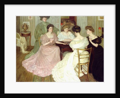 The Bridge Players by George-Charles Aid