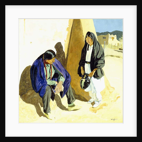 Noon Shadows by Walter Ufer
