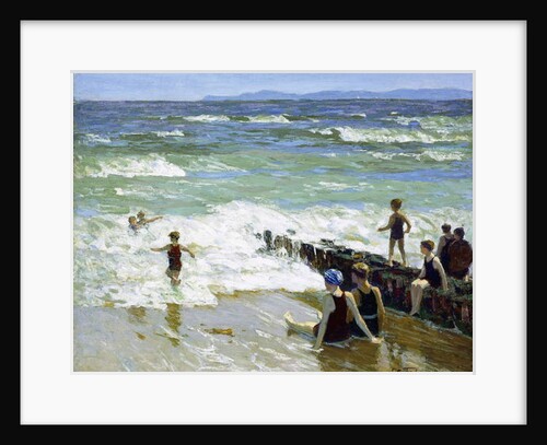 Bathers at Breakwater by Edward Henry Potthast