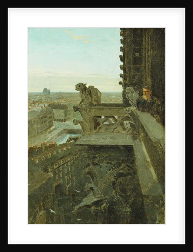 Gargoyles at Notre Dame, 1867 by Winslow Homer