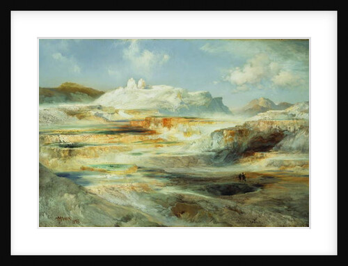 Jupiter Terrace, Yellowstone, 1893 by Thomas Moran