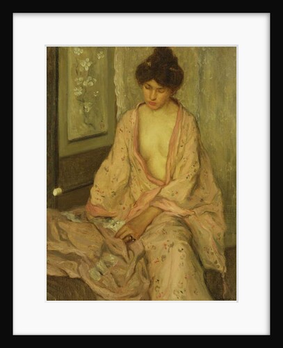 The Pink Kimono by Frederick Carl Frieseke