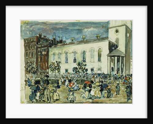 Park Street Church, Boston, c.1905-1907 by Maurice Brazil Prendergast