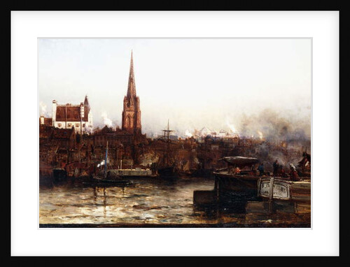 Trinity from the River, 1880 by Arthur Quartley