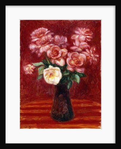 Pink Roses by William James Glackens
