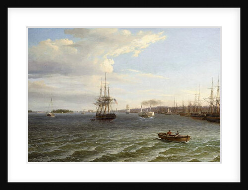 View of Philadelphia, Looking South on the Delaware River by Thomas Birch