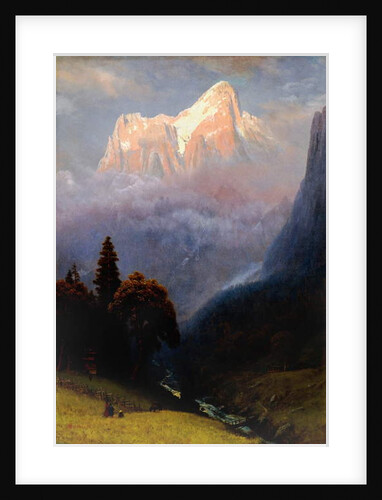 Storm Among the Alps, c.1856 by Albert Bierstadt