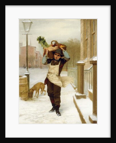 Delivery Boy, 1863 by John George Brown