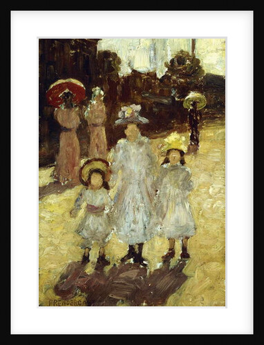 Sunday Morning in Paris, c.1892-1894 by Maurice Brazil Prendergast