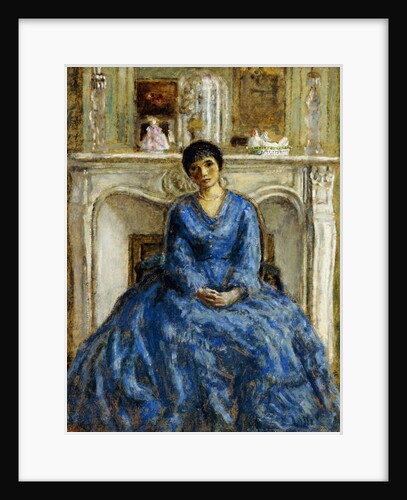 The Blue Gown by Frederick Carl Frieseke