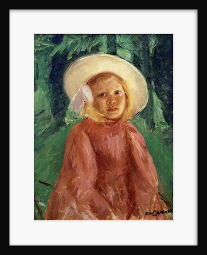 Little Girl in a Redcurrant Dress, 1912 by Mary Stevenson Cassatt
