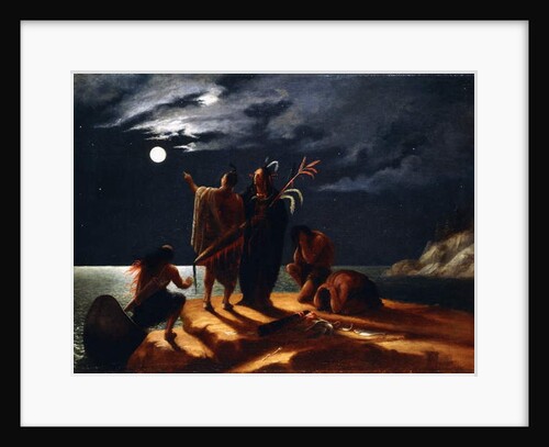 Indians Experiencing a Lunar Eclipse, c.1848-50 by William Rimmer