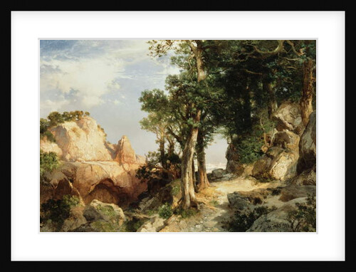 On the Berry Trail - Grand Canyon of Arizona, 1903 by Thomas Moran