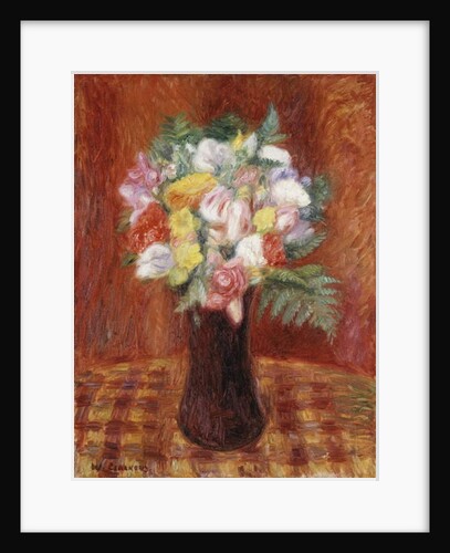 Bouquet in Purple Vase by William James Glackens