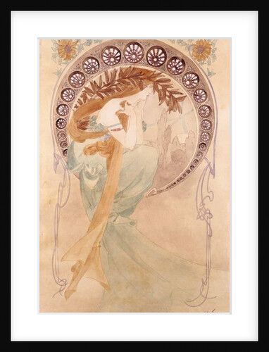 La Poesie by Alphonse Marie Mucha