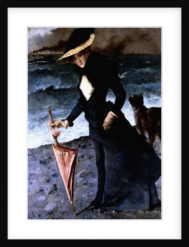 The Gale, 1891 by Alfred Emile Stevens