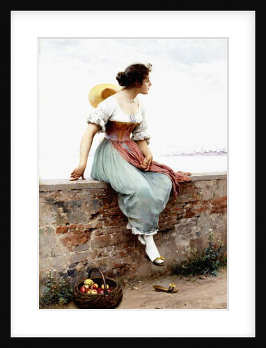 A Pensive Moment, 1896 by Eugen von Blaas