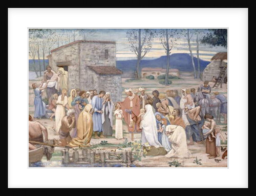 The Childhood of Saint Genevieve, 1874 by Pierre Puvis de Chavannes