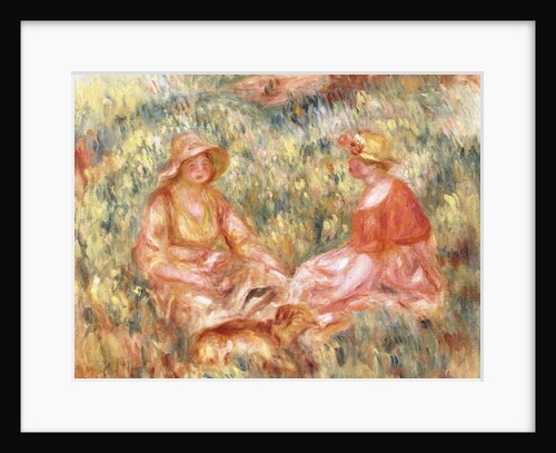 Two Women in the Grass, c.1910 by Pierre Auguste Renoir