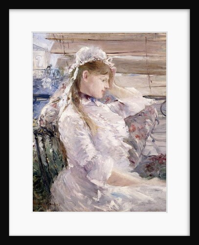 Behind the Blinds, 1879 by Berthe Morisot