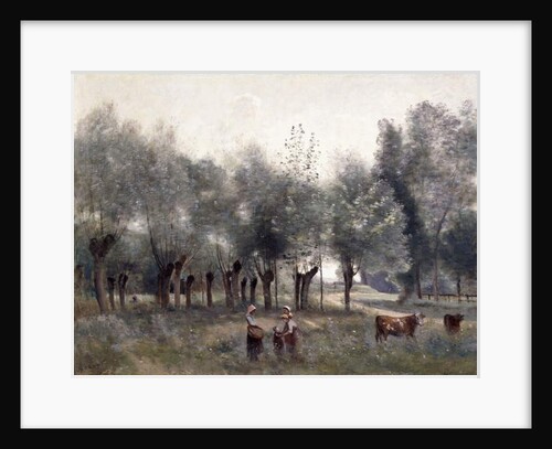 Women in a Field of Willows, 1860-65 by Jean Baptiste Camille Corot