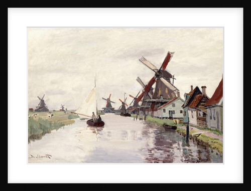Windmill in Holland, 1871 by Claude Monet