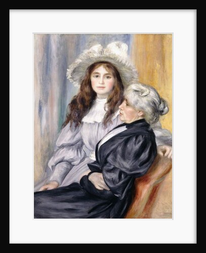 Berthe Morisot and her Daughter, Julie Manet, 1894 by Pierre Auguste Renoir