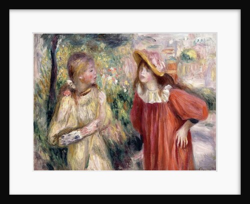 The Conversation, 1895 by Pierre Auguste Renoir
