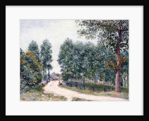 The Road of Saint-Mammes - In the morning, 1890 by Alfred Sisley