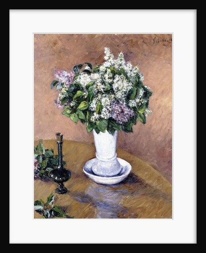 Still Life with a Vase of Lilac, 1883 by Gustave Caillebotte