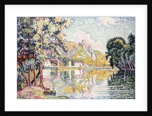 The Andelys, Gaillard Chateau, 1921 by Paul Signac