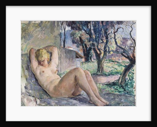 Nude Lying in a Garden, c.1934 by Henri Lebasque