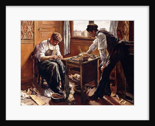 Shoemakers, the Two Givort Brothers, 1884 by Maximilien Luce