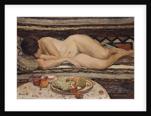 Nude with a Bowl of Fruit by Henri Lebasque
