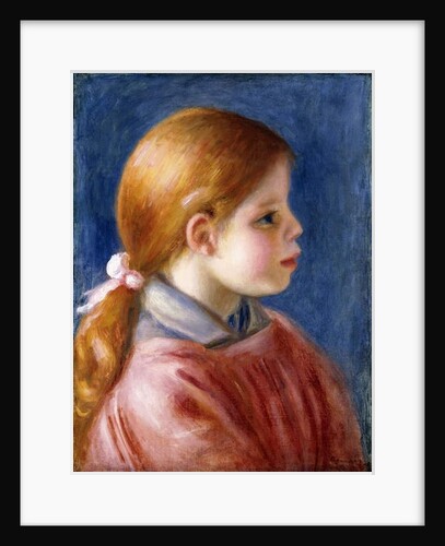 Head of a Young Girl, 1888 by Pierre Auguste Renoir