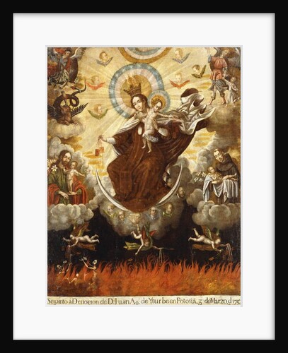 Virgin of the Carmelites, 1761 by Gaspar Miguel de Berrio