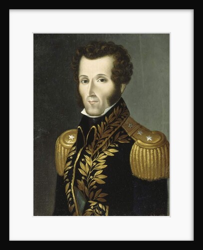 Portrait of Marshall Antonio Jose de Sucre by Jose Anselmo Yanez