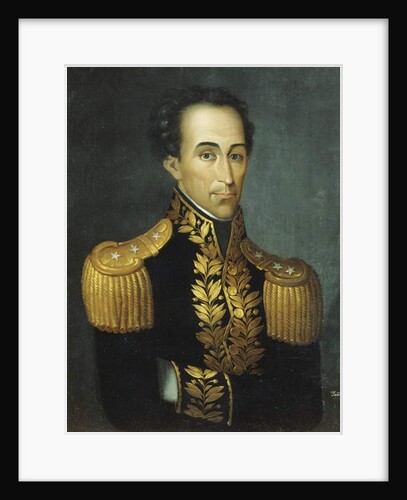 Portrait of Simon Bolivar, 1831 by Jose Anselmo (attr.to) Yanez