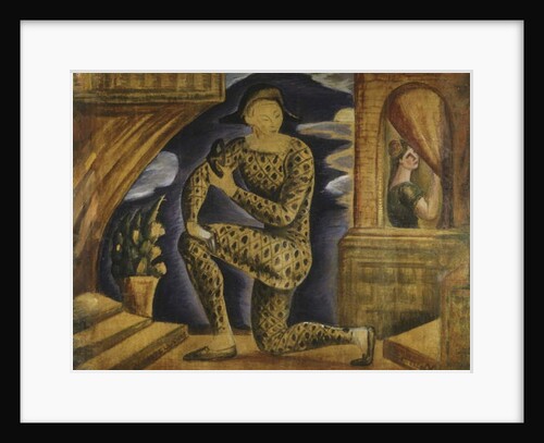 Harlequin and Colombine by Carlos Alberto Castellanos