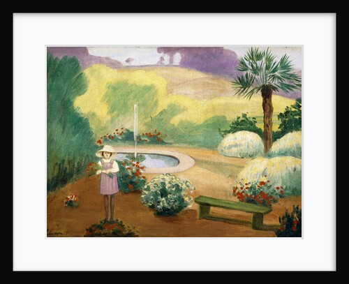 Young Girl near the Fountain by Henri Lebasque