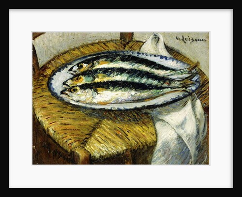 The Dish of Mackerels, c.1923 by Gustave Loiseau