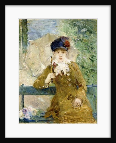Woman with an Umbrella, 1881 by Berthe Morisot