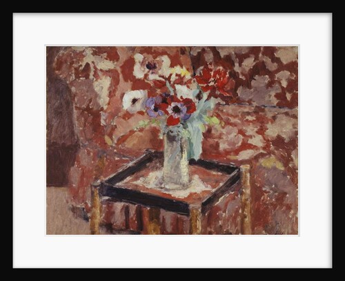 Vase of Anemones on a Table, c.1906 by Edouard Vuillard