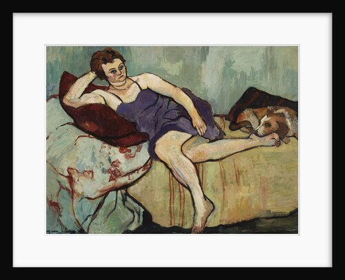 Marie Coca with Arbi, 1927 by Marie Clementine Valadon