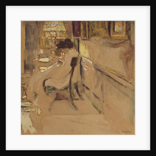 Madam Hessel Sewing under the Lamp, c.1905 by Edouard Vuillard