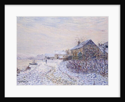 Snow at Tournedos-sur-Seine, 1899 by Gustave Loiseau