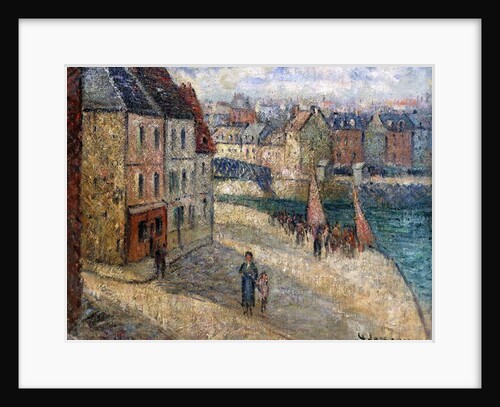 Quai a Dieppe by Gustave Loiseau