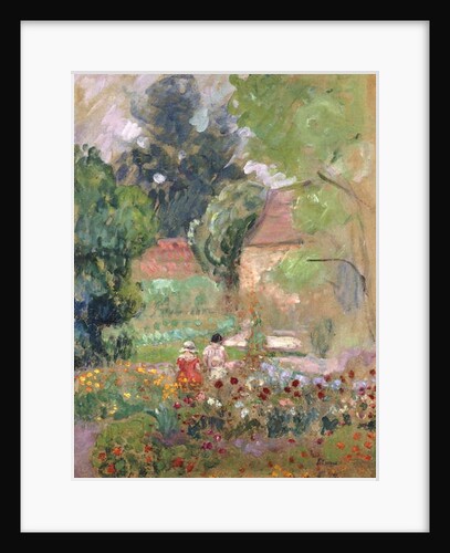 Marthe, Nono and Pierre in the Garden, by Henri Lebasque